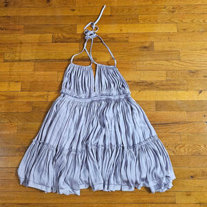 RESET by Jane Billie Strappy Mini Dress Size Large Satin